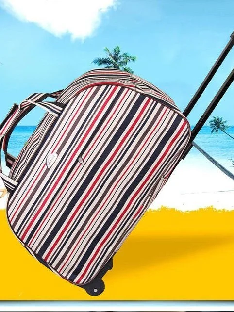 ビジネス旅行用ラップトップバックパック、プルロッド付きハンドヘルド荷物バッグ、メンズ多機能コンピューターカジュアル旅行バッグ