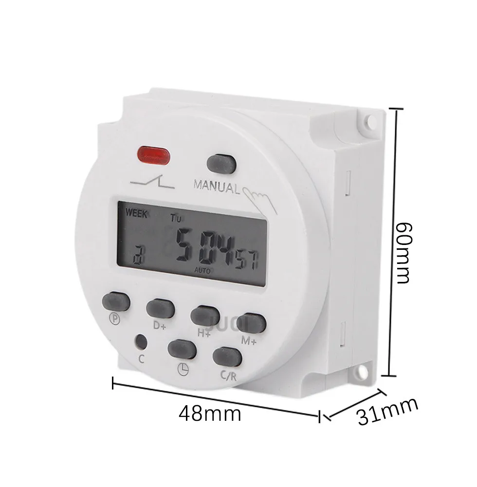 CN101A LCD time switch 12V 24V 110V 220V Time Relay Street lamp billboard power supply timer L701 best quality