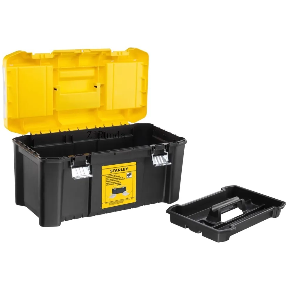 Hardware tool box, electrician multi-functional maintenance, industrial grade extra large portable car storage box