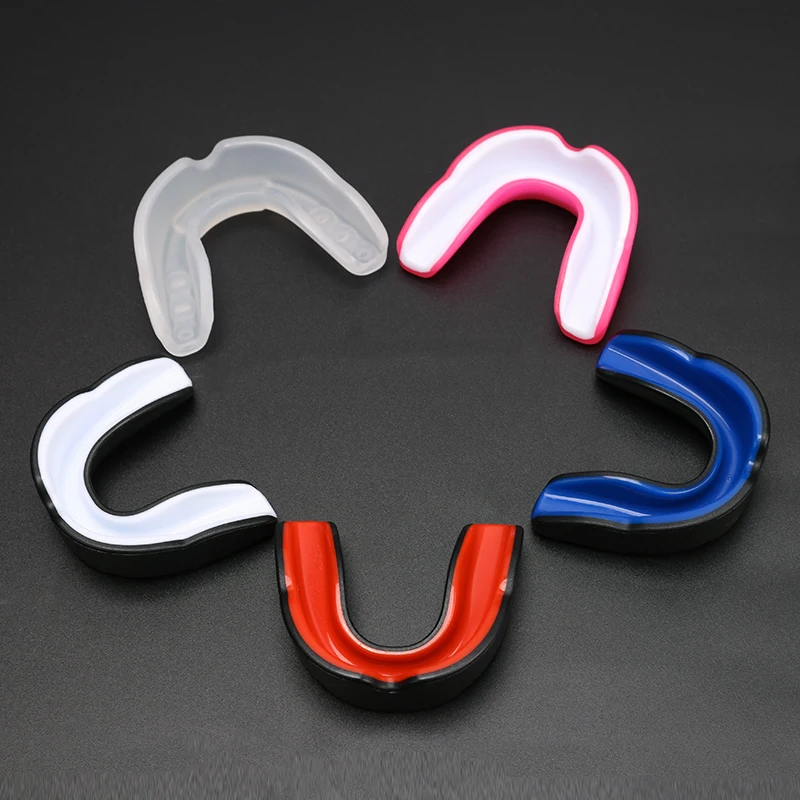 1 set of boxing Taekwondo Sanda fighting mouth guard Basketball mouth guard sports anti-grinding mouth guard to protect teeth