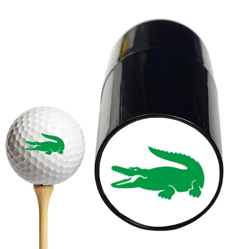 Golf Ball Stamp Waterproof Self-Inking Golf Ball Marker Portable Photosensitive Ball Marking Accessories Quick-drying Ink Ball