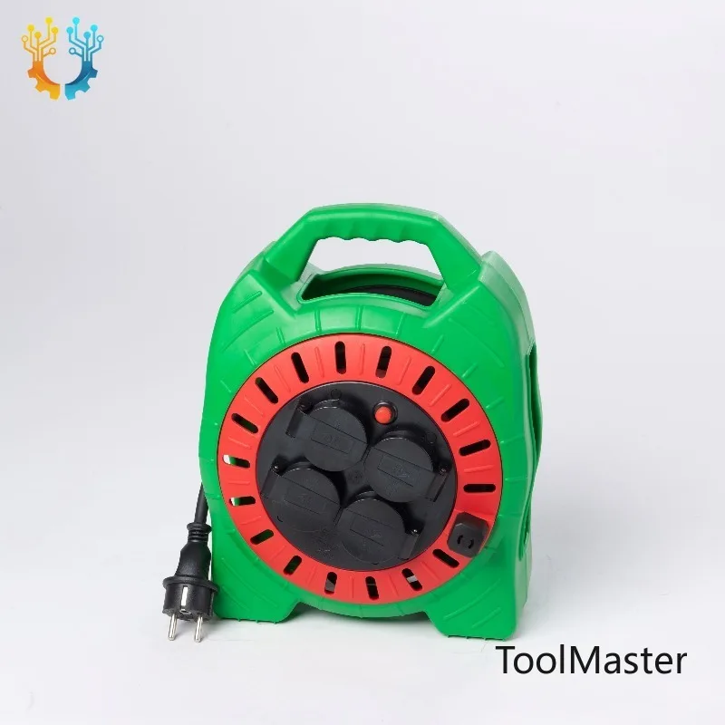

【2026】Factory Quality Craft Portable 20m IP44 Waterproof 4 Outlets Extension Cord Socket Power Extension Cords Cable Reel