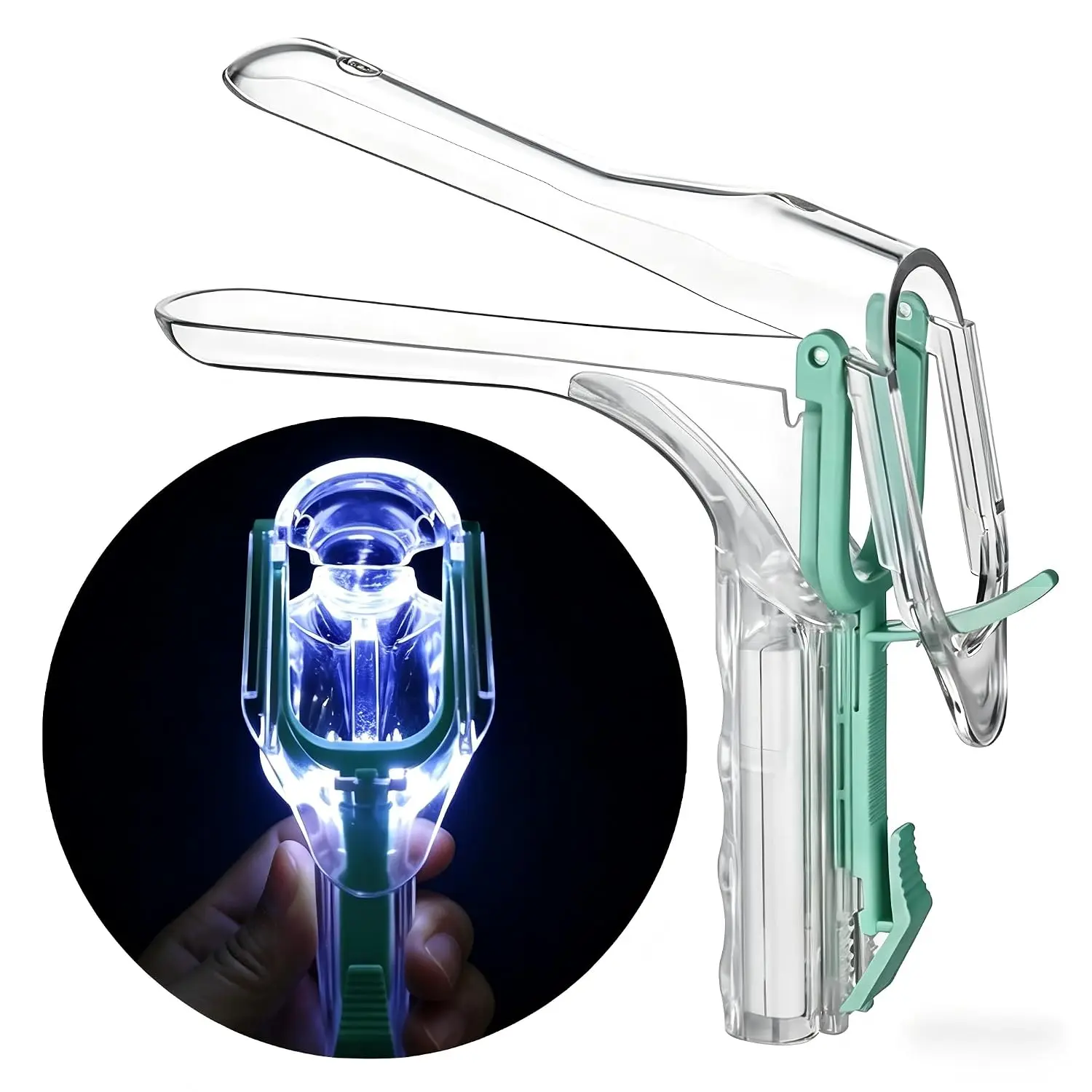 Transparent Visual Gynecological Self-Examination Dilator, Home-Use Private Examination Aid