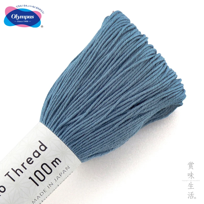 

Japan Imported Olympus Pure Cotton Embroidery Thread, Handmade DIY Solid Color 24 Colors, New 6 Strands 100 Meters/piece