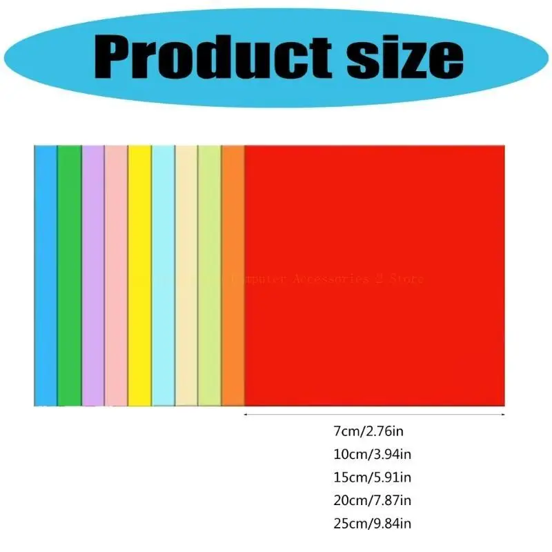 

100 Pcs Double Sided Paper Folding Paper Square Paper for Arts and Crafts