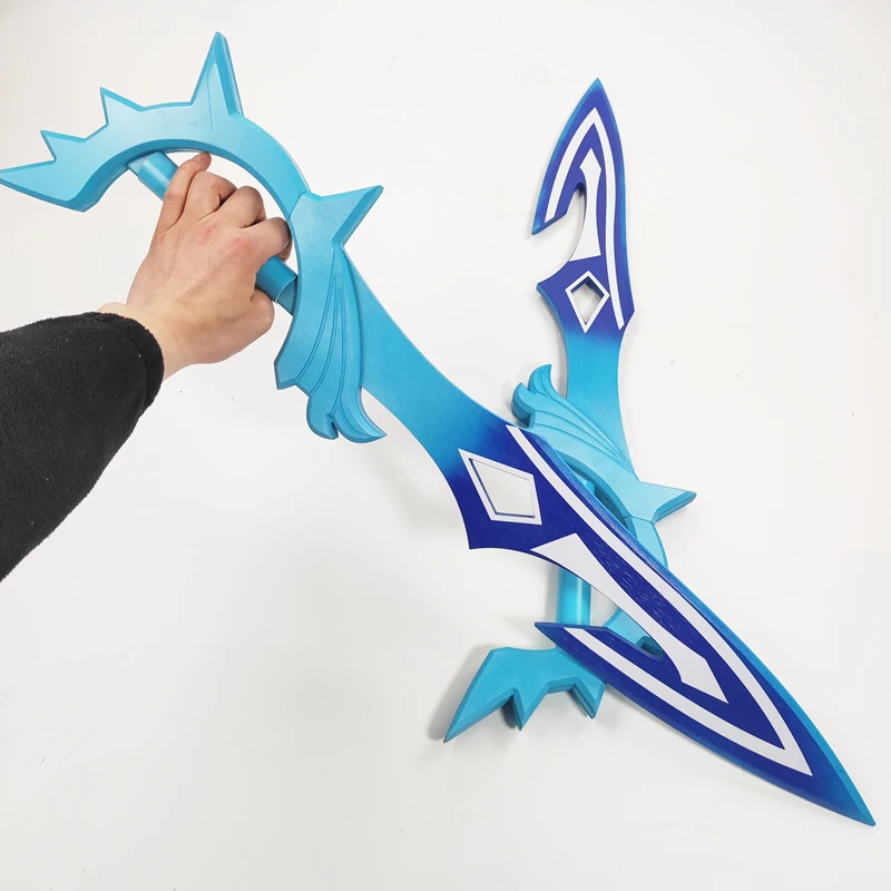 Spiel Genshin Impact Tartaglia Ajax Cosplay Prop Schwert Speer 2 Formen Anime Halloween Party Waffe Speer Halloween Zubehör