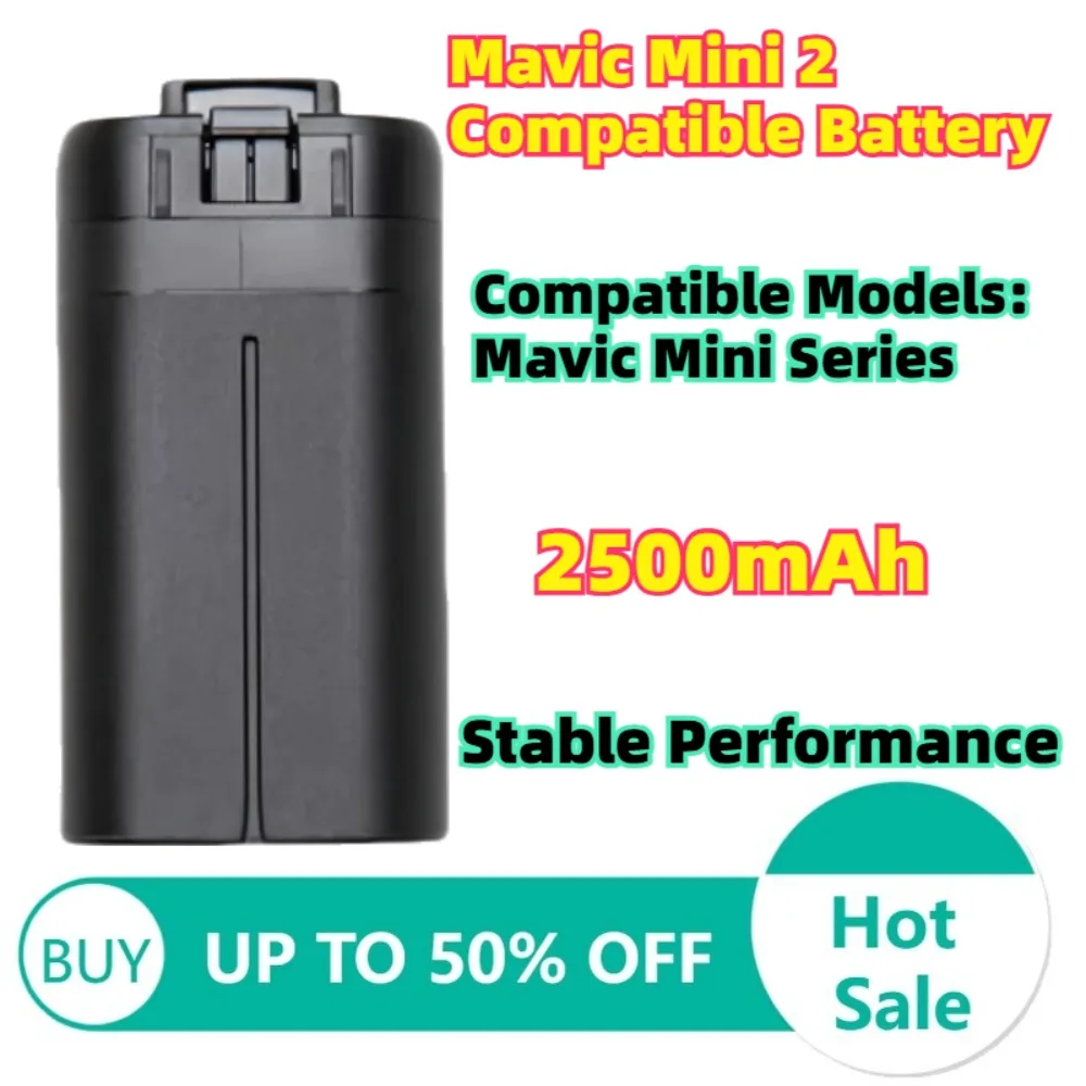 

2500mAh Flight Time 30 minutes For Mavic Mini Battery Compatible Mavic Mini series Intelligent Flight Accessories Capacity