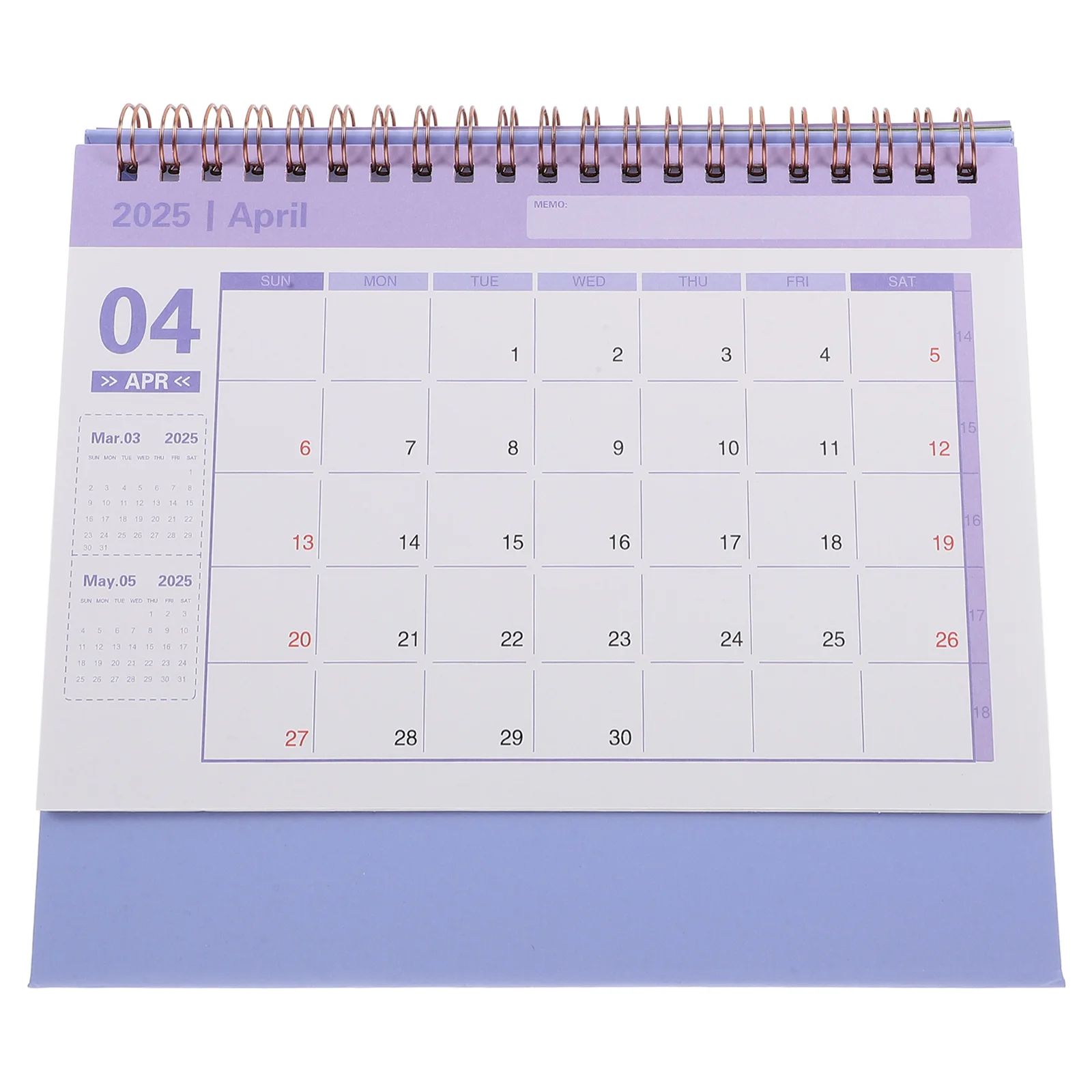 

Advent Calendar English Version Desk Household Standing Decorative Month Simple Office Decoration Daily Lavender 2024-2025