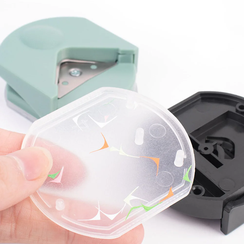 صور الزاوية المتقلب لكمة الزاوية مستدير للورق PVC DIY الحرف أداة إغلاق بطاقة الأعمال حافة السلامة التشذيب الإبداعي