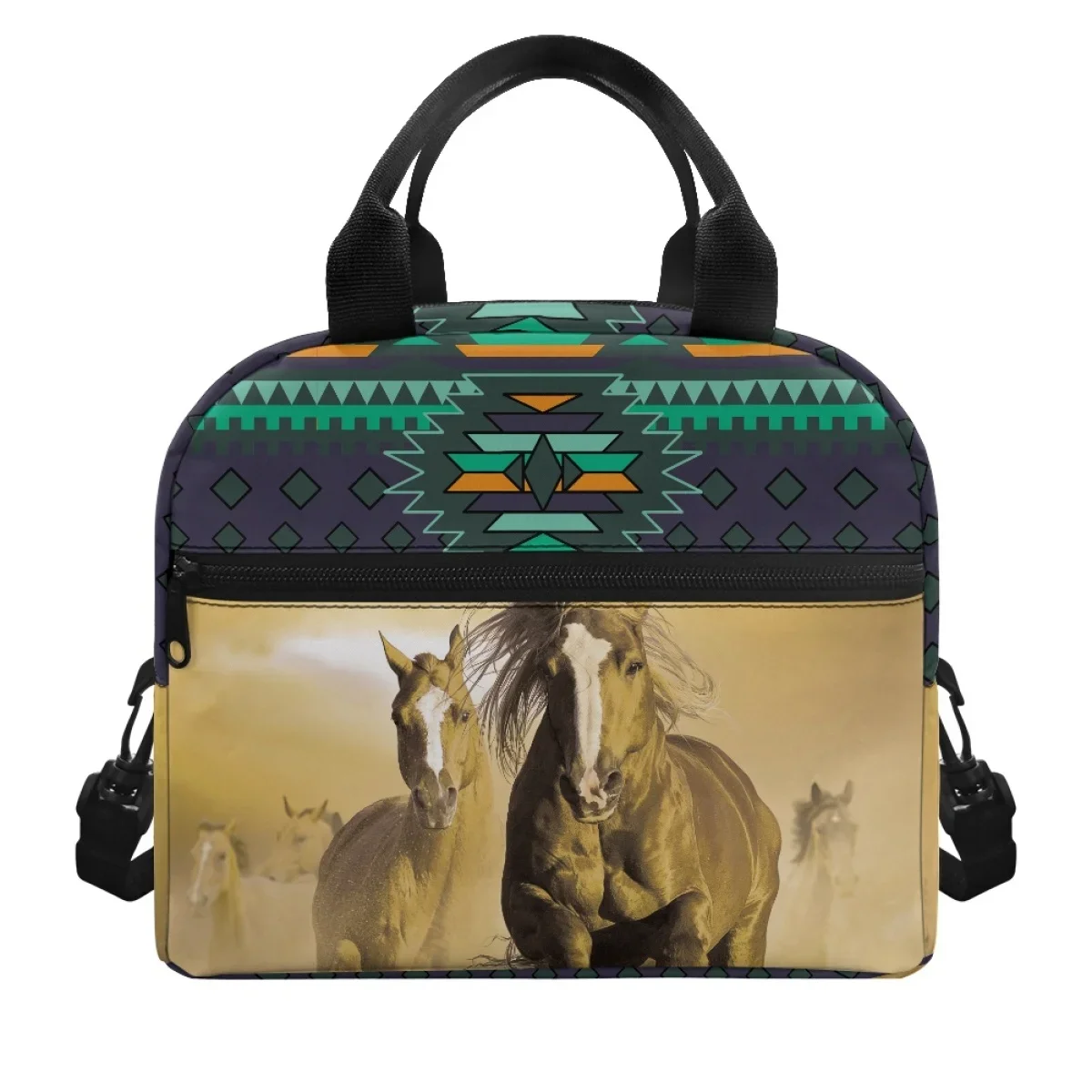 

Портативная термосумка для холодильника в этническом стиле, женская новая легкая удобная изолированная сумка-холодильник для еды Lancheira Termica