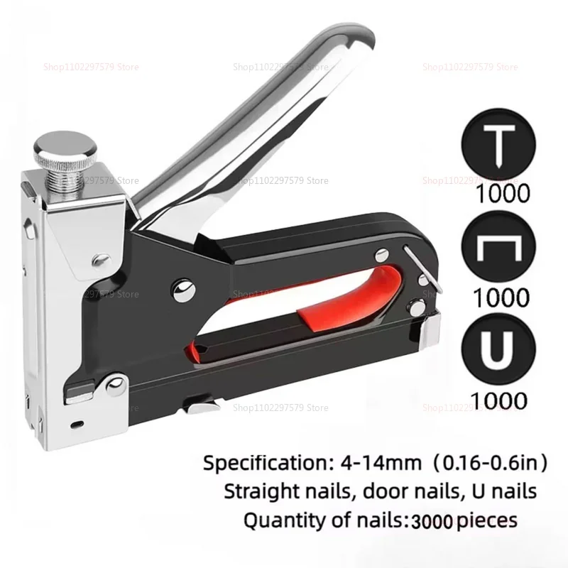 الثقيلة 3 في 1 متعددة الوظائف التيلة بندقية ومسدس مسامير مجموعة 600 قطعة لإصلاح وتثبيت الأثاث النجارة المفروشات #1