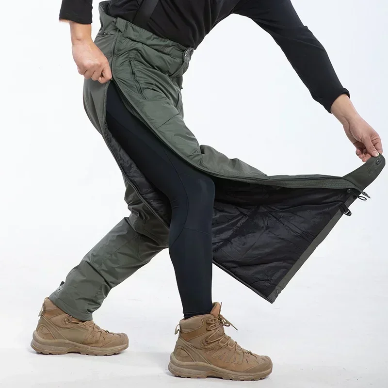 

Мужские зимние обновленные тактические хлопковые брюки IX13, толстые теплые ветрозащитные водонепроницаемые уличные походные лыжные брюки, рабочие тренировочные брюки