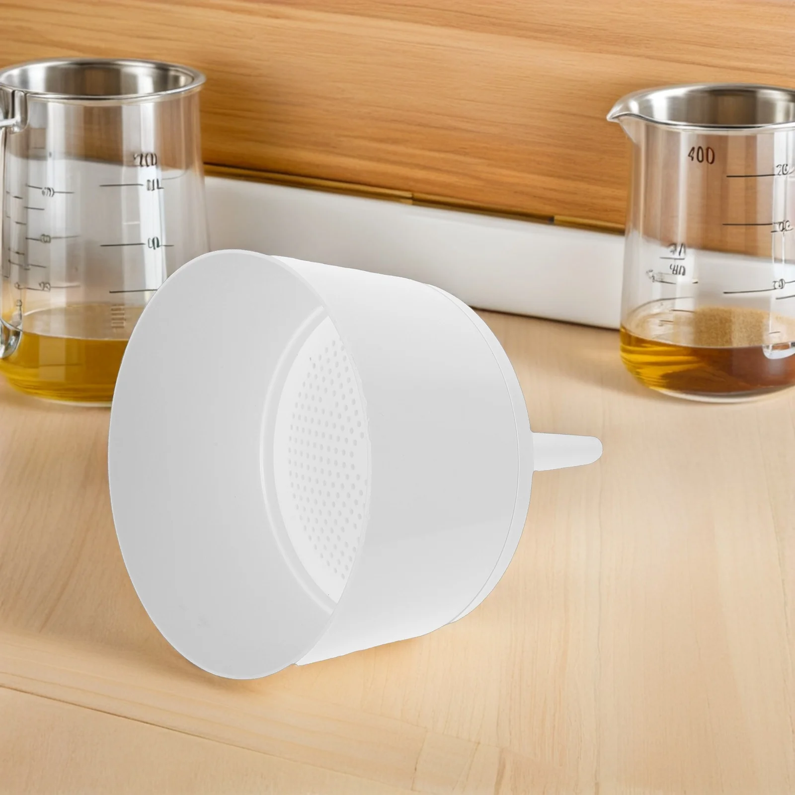 

Plastic Buchner Funnel 150mm for Laboratory Chemistry Filtration Sand Oil Strainers Kitchen Use Buchner Funnel Set