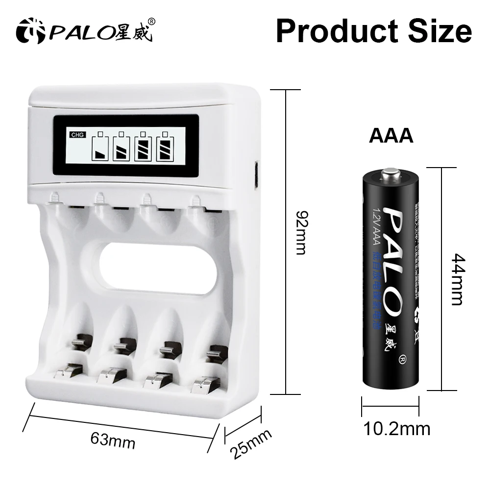 بالو 100% الأصلي 1.2 فولت AAA بطارية قابلة للشحن 1100 مللي أمبير ni-mh AAA بطارية قابلة للشحن 3A بطاريات للعب ماوس لاسلكي