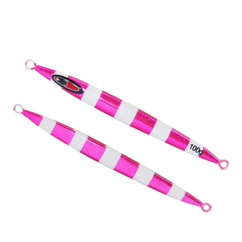 2 قطعة معدن عمودي كبير 100 جرام-1000 جرام الصيد إغراء التصيد الرقص المعادن بيونيك الطعم القفز طويلة الصب إغراء أعماق البحار تهزهز سمك السلمون المرقط #5