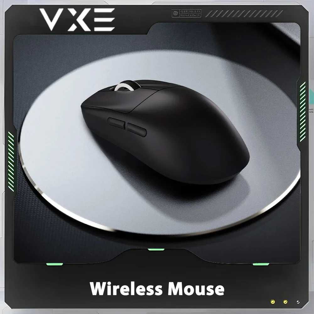 vgn vxe libelula r1 mouse sem fio paw3395 sensor nordico 52840 2khz fps mouse para jogos velocidade inteligente x baixo atraso pc gamer escritorio 01