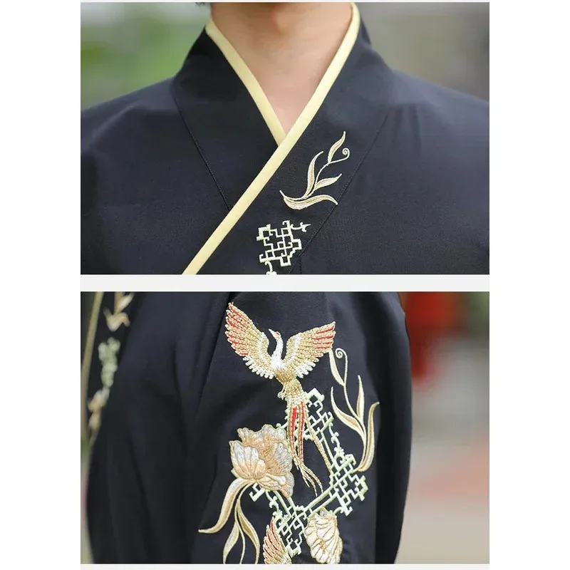 

Китайское традиционное платье ханьфу, мужской костюм династии Хань, древний фехтовальщик, одежда, мужское кимоно, костюм Тан, Хэллоуин, косплей CZSR3