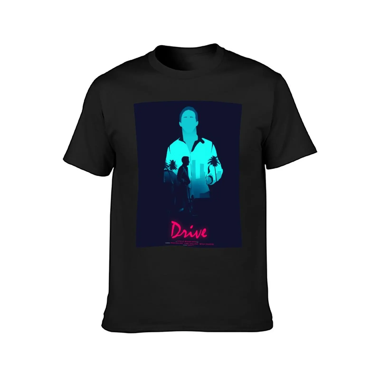 Drive Minimalist Movie poster T-Shirt blacks customs design your own sweat t shirts men