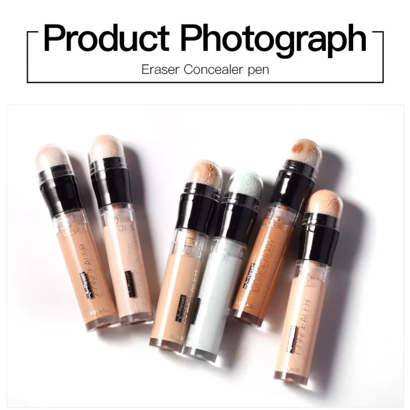 Gum Concealer Pen Bedekt Donkere Kringen Vlekken Concealer Stick Helderder Huid Toon Langdurige Gezicht Make-Up Waterdicht