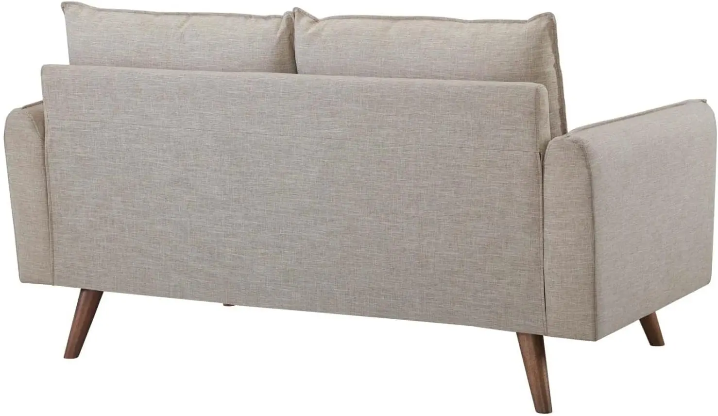 EEI-3091 Odwracalna współczesna, nowoczesna sofa dwuosobowa tapicerowana tkaniną w kolorze beżowym