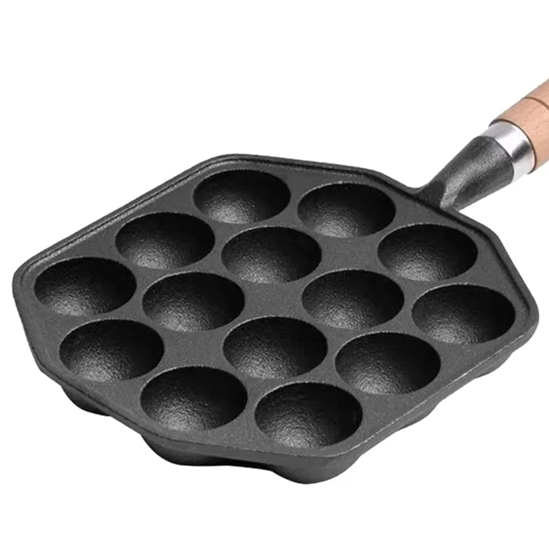 14Holes Non Stick Takoyaki Maker Octopus Ball Maker Octopus Baking Machine Home Cooking Baking Forms Mold Tray Kitchen