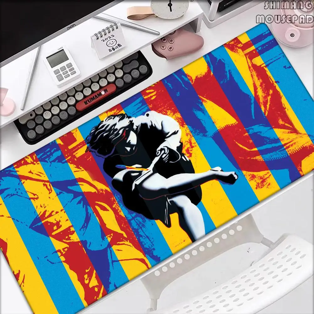 

Rock Band Guns N Roses Use Your Illusion I Mousepad Computer Laptop Gamer Pad PC Gaming Accessories Desk Mats
