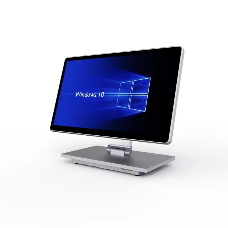 

15,6-дюймовый алюминиевый POS-терминал, портативный кассовый аппарат с одним или двумя экранами, простой в эксплуатации