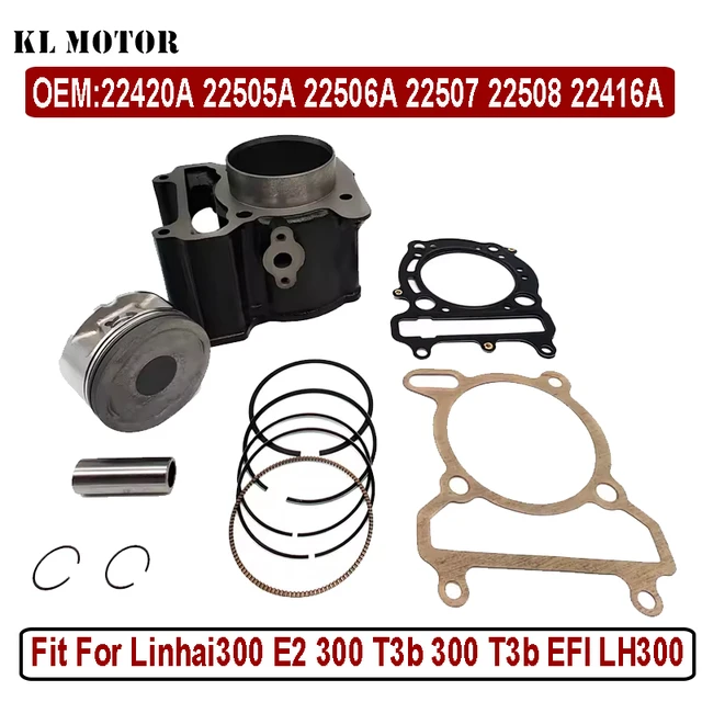 72.5mm przebudować zestaw uszczelek tłoka cylindra dla Linhai300 E2 300 T3b 300 T3b EFI LH300 22420A 22505A 22506A 22507 22508 22416A
