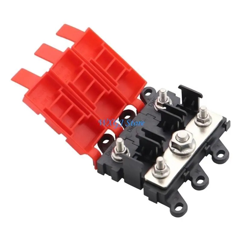 

37JE Portable Car Auto Fuses Holder Bolt-on Fuses Automotive Fuses Holders 200A ANMH3