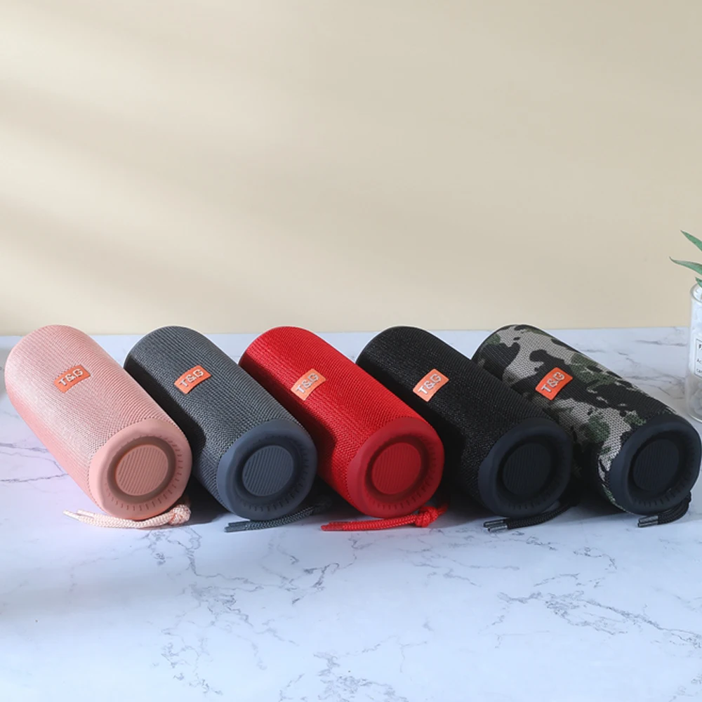 TG365 مكبر صوت لاسلكي محمول 10 وات بلوتوث 5.0 مقاوم للماء بطاقة TF صغيرة مضخم صوت في الهواء الطلق AUX USB ستيريو باس الموسيقى مكبر الصوت #3