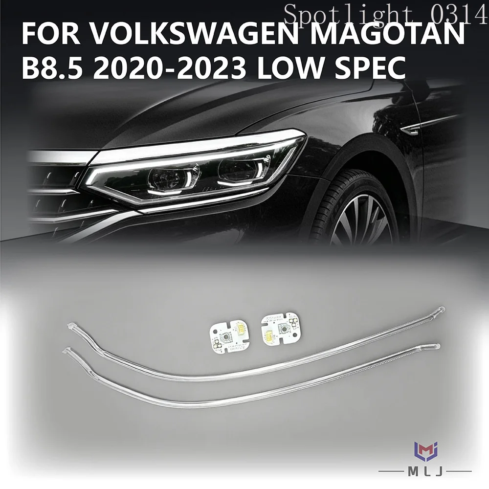 

Angel Eye Chip Light Guide Strip For Volkswagen Magotan B8.5 2020-2023 Low-Spec Headlight DRL Chip White Light DRL Tube Bar