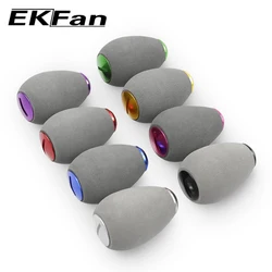 EKFan 1pc gray EVA Material Fishing Reel Handle Knobs For Bearing 7*4*2.5mm Bait casting Spinning Fishing Reels Parts