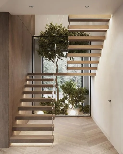 التخصيص سلالم جديدة باللون الأبيض الحديث #5