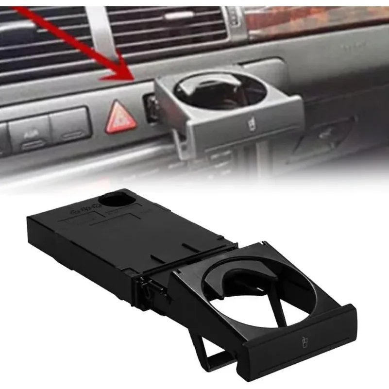 

Stretch Fold Cup Holder For Audi A4 A6C5 1998-2004 Car Accessories Sliding Type Bracket Car Water Beverage Holder 4B0862534D
