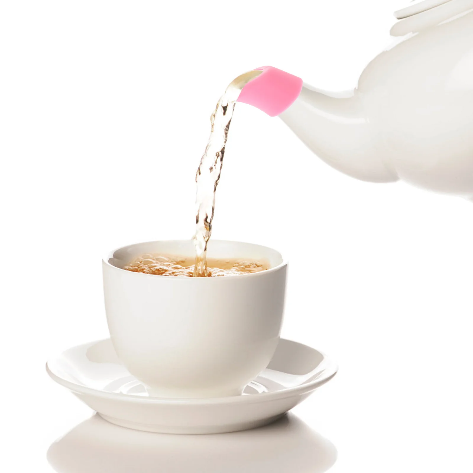 

2Pcs High Class Silicone Teapot Spout Sleeve Easy to Apply Drop Proof Anti Leak Protective Kettle Spout Covers