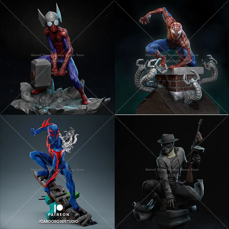 

1/24 1/18 Scale Multiverse Series Spider Peter Parker Obligatory Assistance DIY Self-assembled GK 3D Resin Un-panited Doll