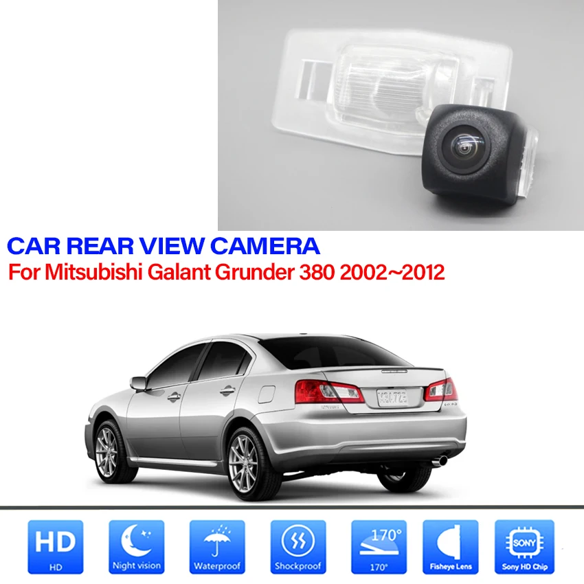 Rear View Camera HD CCD Night Vision Back Up Parking Camera For Mitsubishi Galant Grunder 380 2002~2008 2009 2010 2011 2012