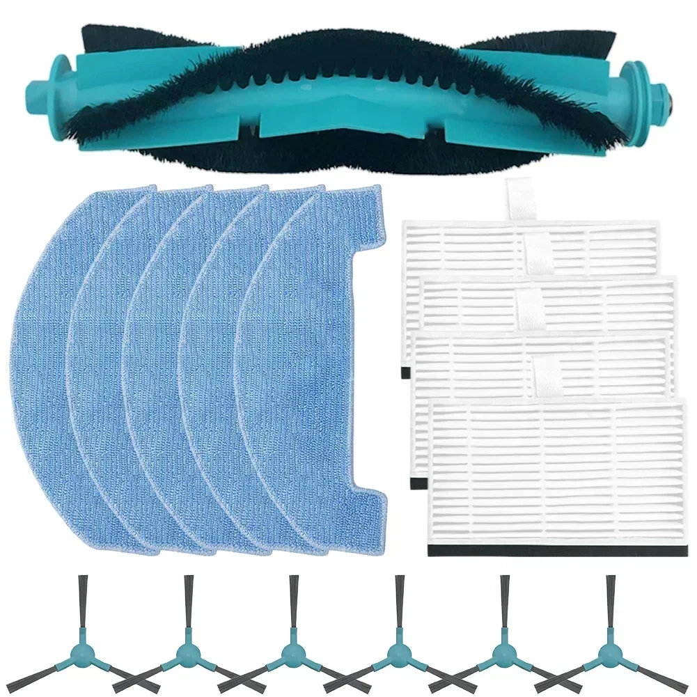 Replacement Parts Main Side Brush Kit Main Brush Easy Installation Side Brush Direct Replacement Improves Air Quality