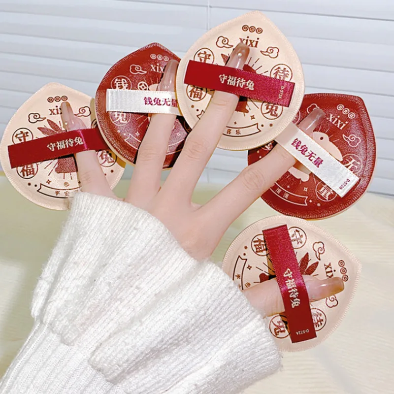 2 pçs tamanho grande fundação maquiagem puffs pó corretivo iluminador creme liquidificador aplicador cosméticos esponja ferramenta de beleza