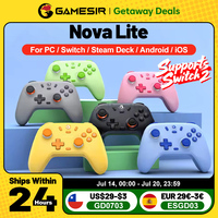 Gamesir Gamepads PC Switch 2 Controller Nova Lite Controle Hall Effective Joystick for Nintendo Switch Steam Android iOS Phone
