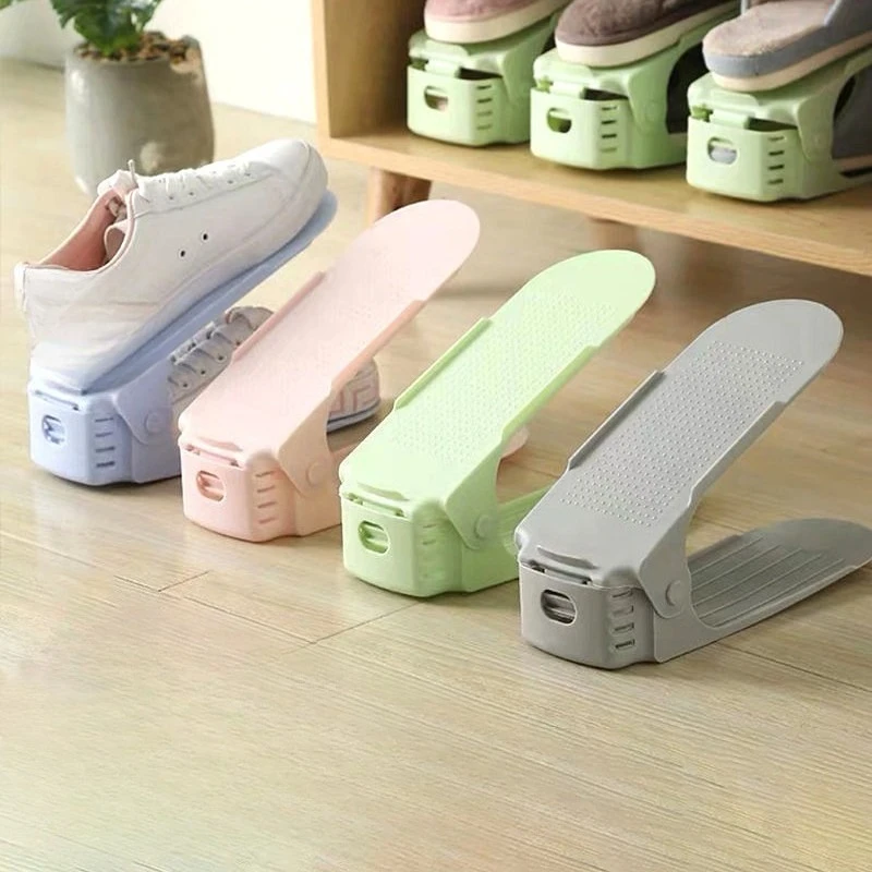 Simple shoe rack integrated layered adjustable shoe rack shoe storage artifact household dormitory shoe holder