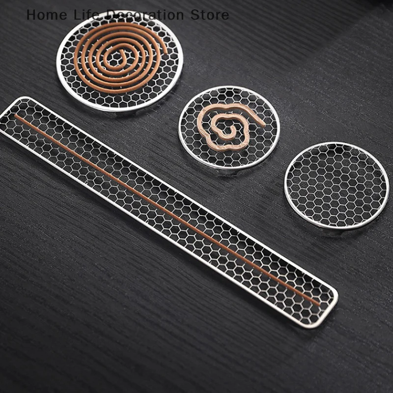 Stainless Steel Incense Holder Incense Tray Incense Tray Incense Burner Fire Mat Incense Pad Thread Incense Holder Incense Rack