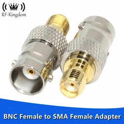 BNC Female Jack to SMA Female Jack RF Adapter BNCK UHFK Coaxial Connector High Quality