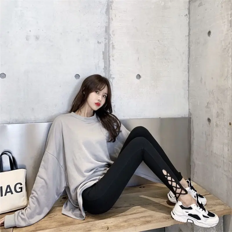 امرأة سوداء الرياضة طماق الترفيه شريط الطباعة الصوف مبطن Mujer تشكيل القرفصاء الأزرق هندسية صحية تمتد معزول