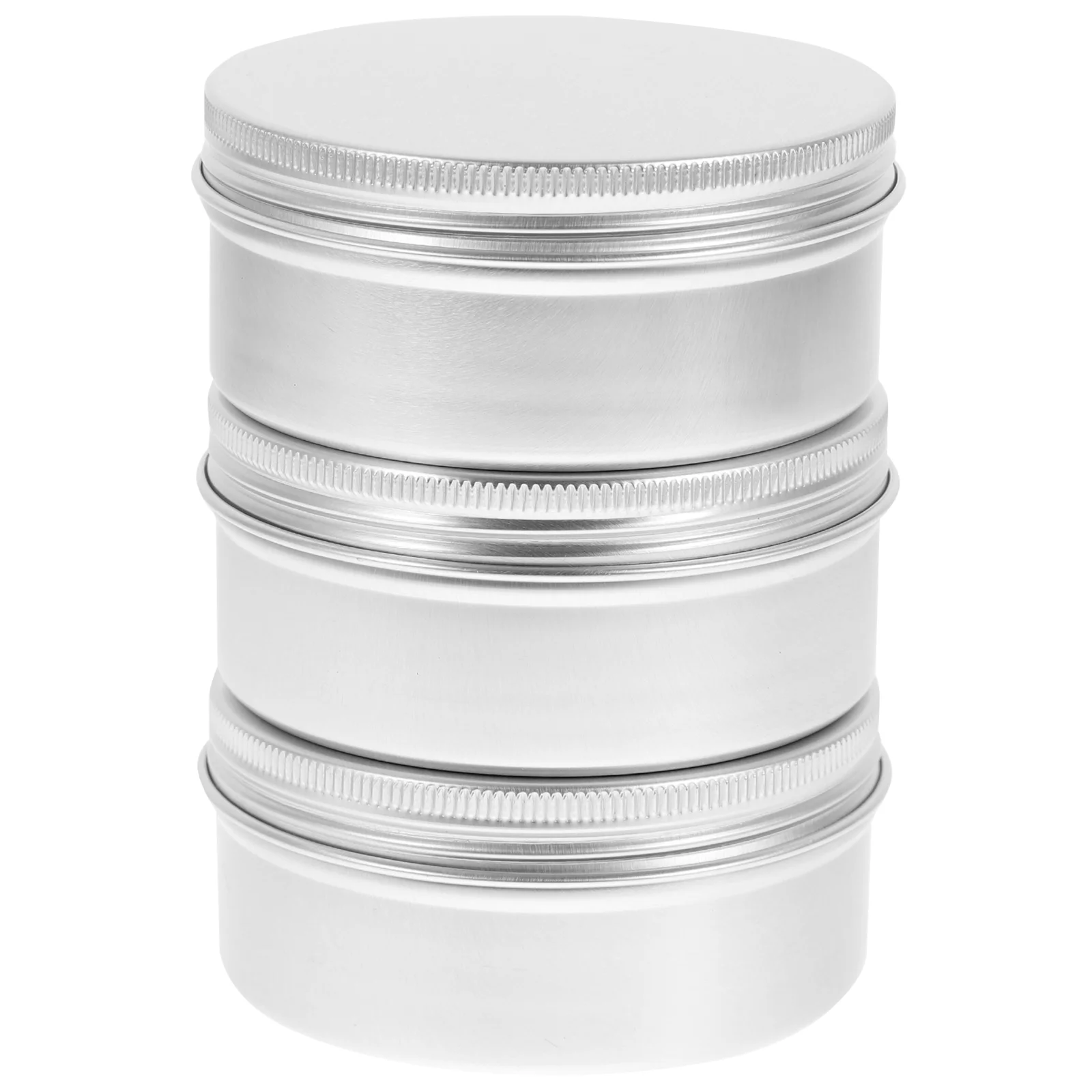 

3 Pcs Soap Aluminum Box Making Tinplate Lip Balm Containers Holder Candy Jar Simple Holders Metal