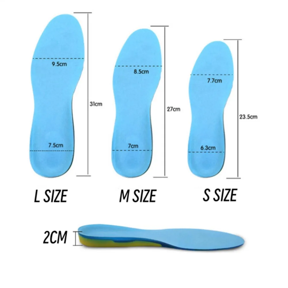 Tpe Running Sports Insoles For Shoes Men Women Arch Support Anti Slip Breathable Sweat Shock-absorbing Insoles