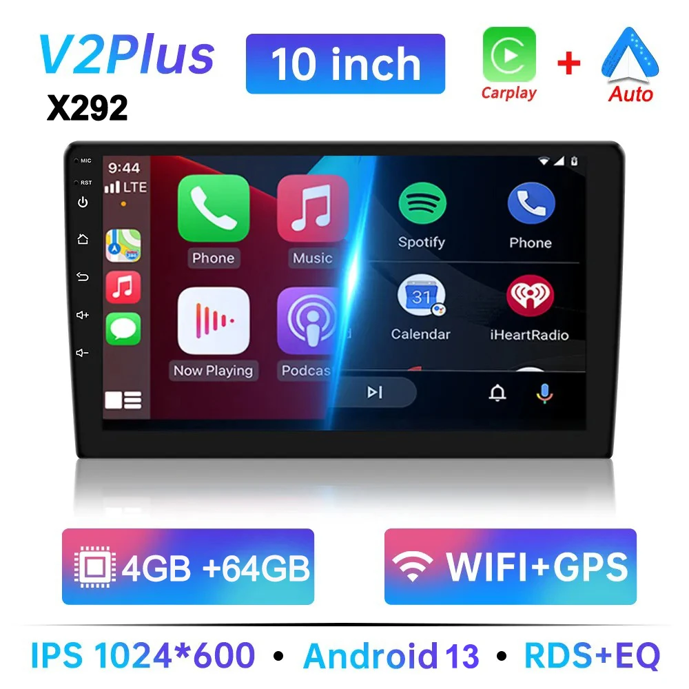 7/9/10 inch Universele Android 13 Autoradio 32G/64G Android 2 Din autoradio GPS BT Centrale Multimedia Smart carsysteem