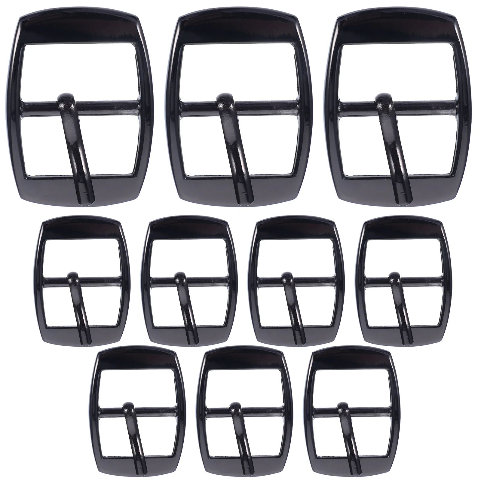 

10pcs Square Belt Zinc Alloy Metal Buckle For Men Diy Clothing Supplies Replacement Buckles For Backpacks Strap Webbing Roller