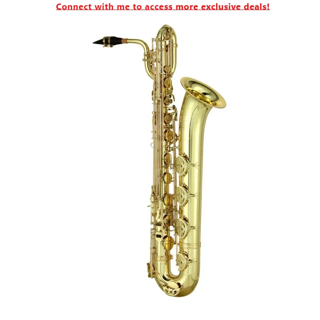 

SEASOUND OEM Профессиональный дешевый баритоновый саксофон с золотым лаком JYBS104