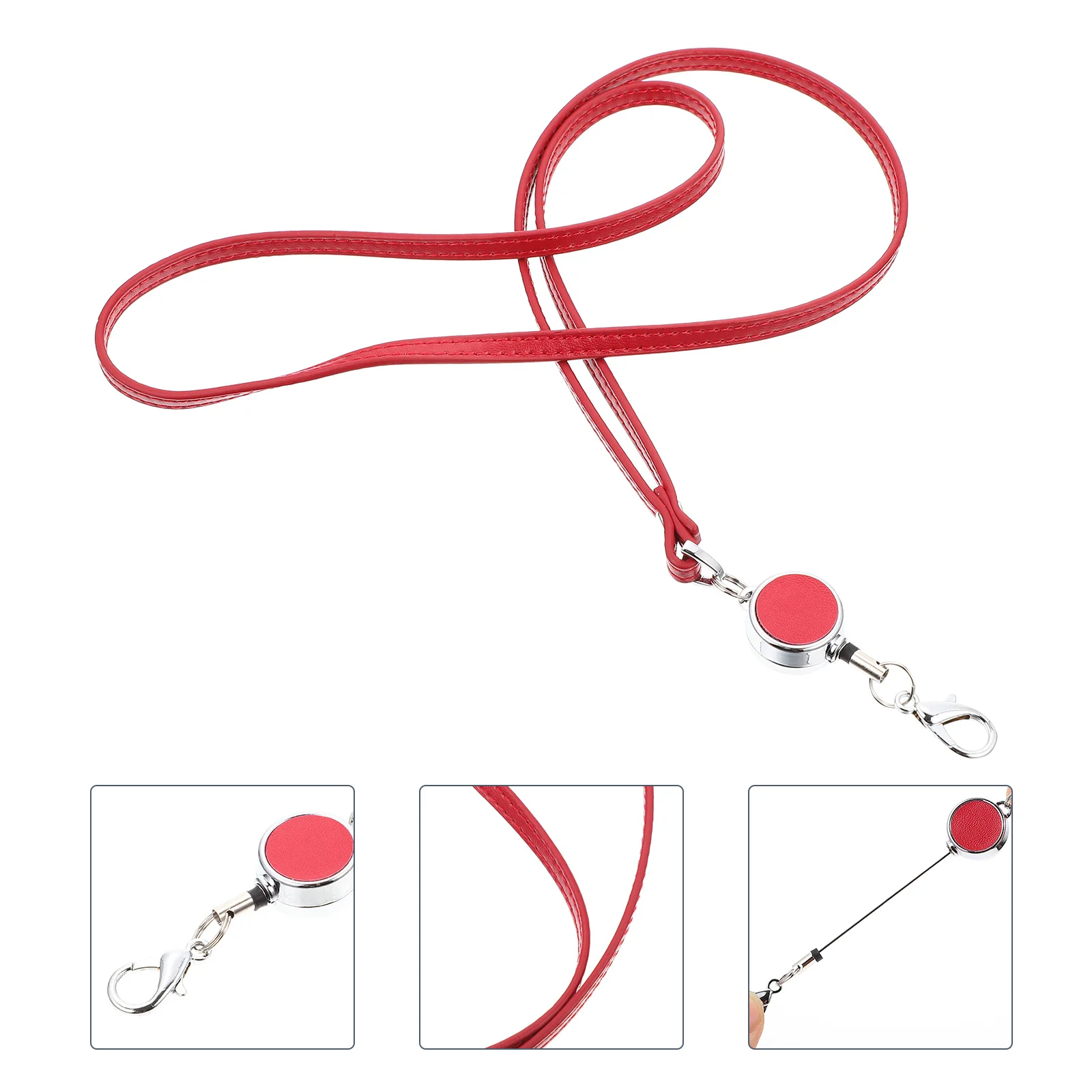 

Phone Lanyard For Work Id Cards Anti-Lost Neck Strap Student Mobile Card Holder Travel Camping Hiking Sports Telescopic
